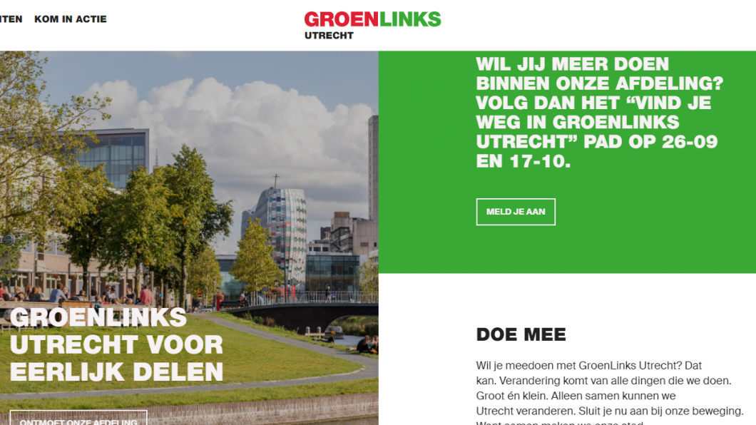 Nieuwe website