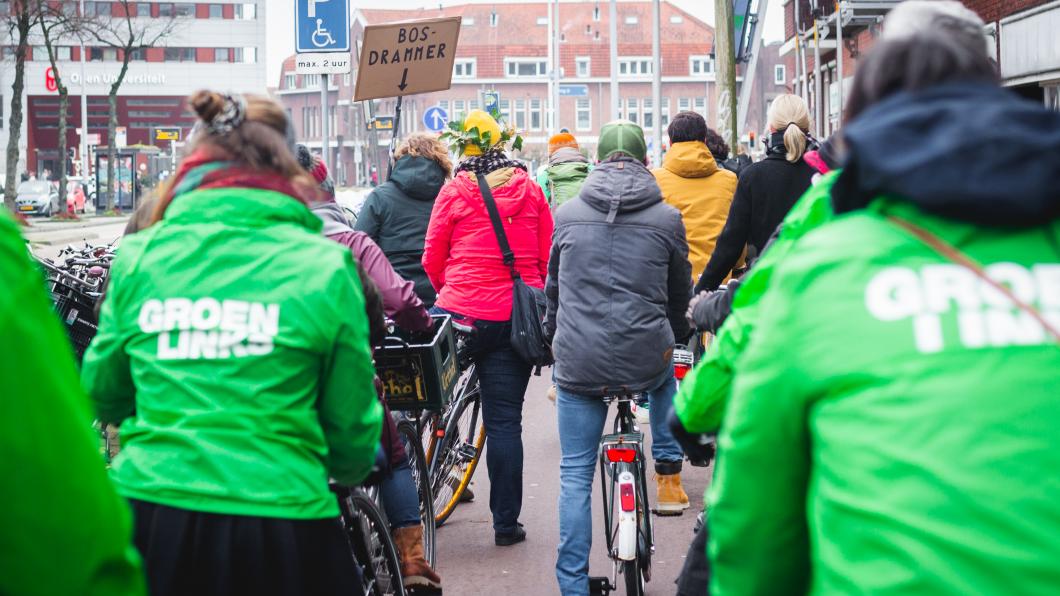 Fietsdemonstratie Amelisweerd