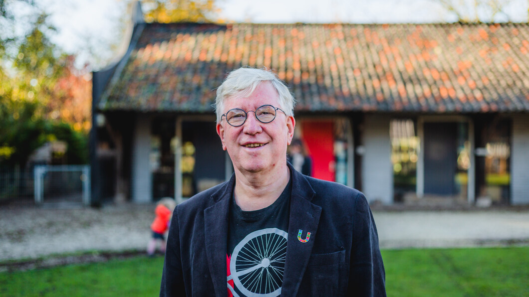 Fred Dekkers bij molen de Ster