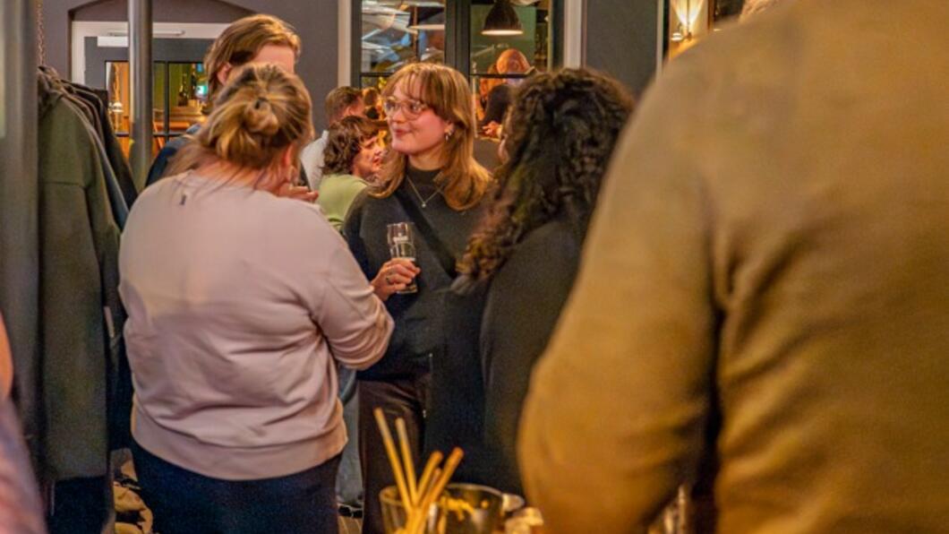 Gezellige borrel met GroenLinksleden