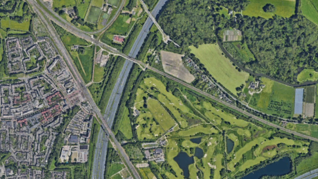 kaart koningsweg lunetten