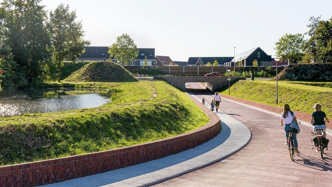 Fietspad door tunnel
