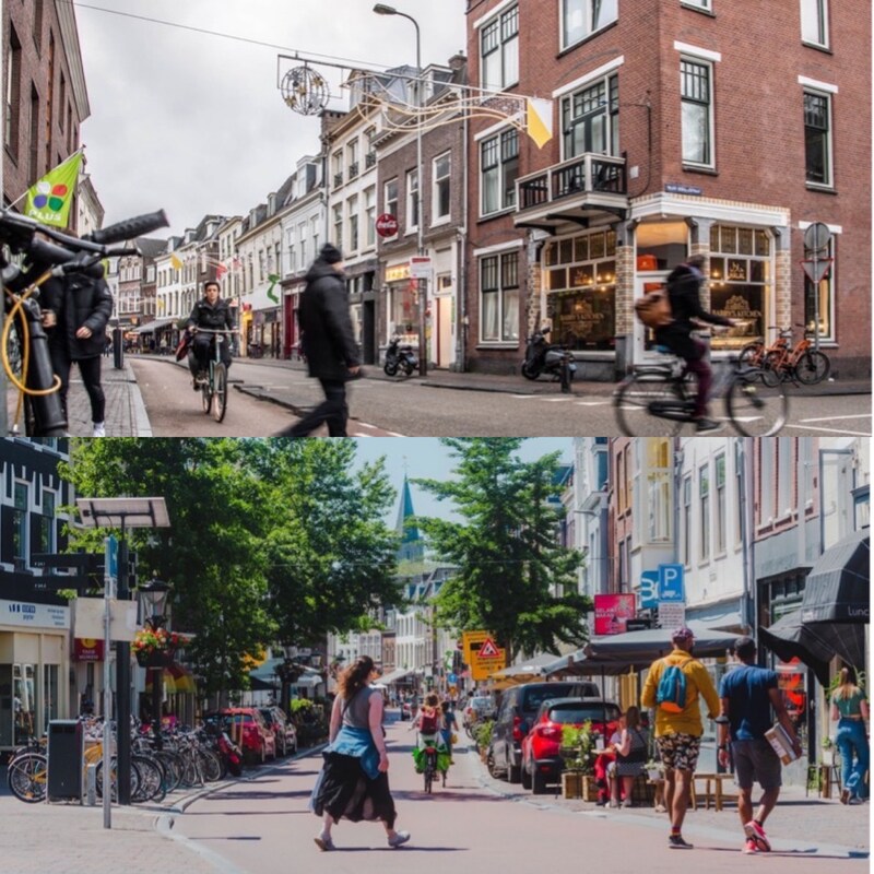 Fietsstraat voorstraat