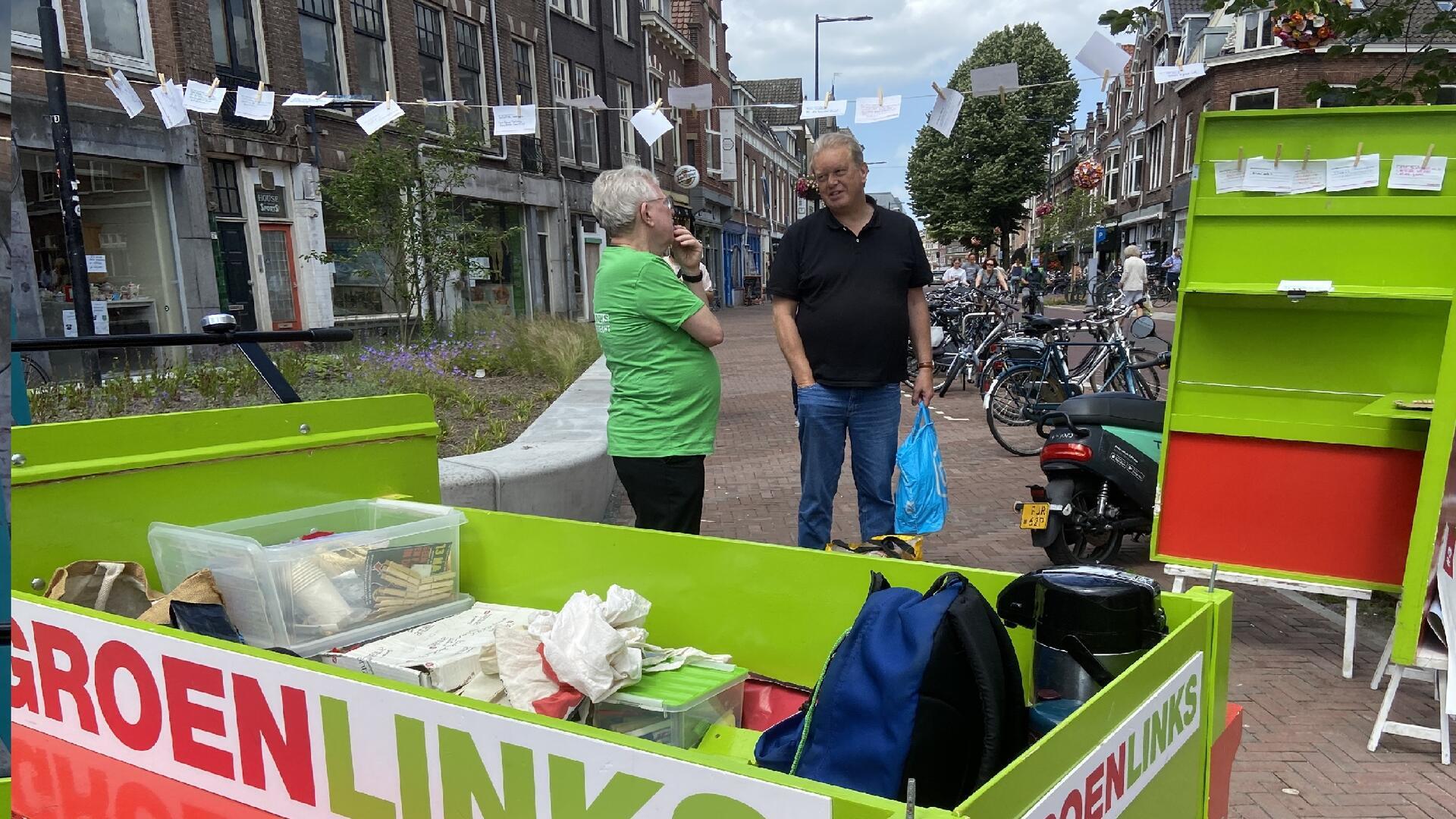 bakfiets in het griftpark