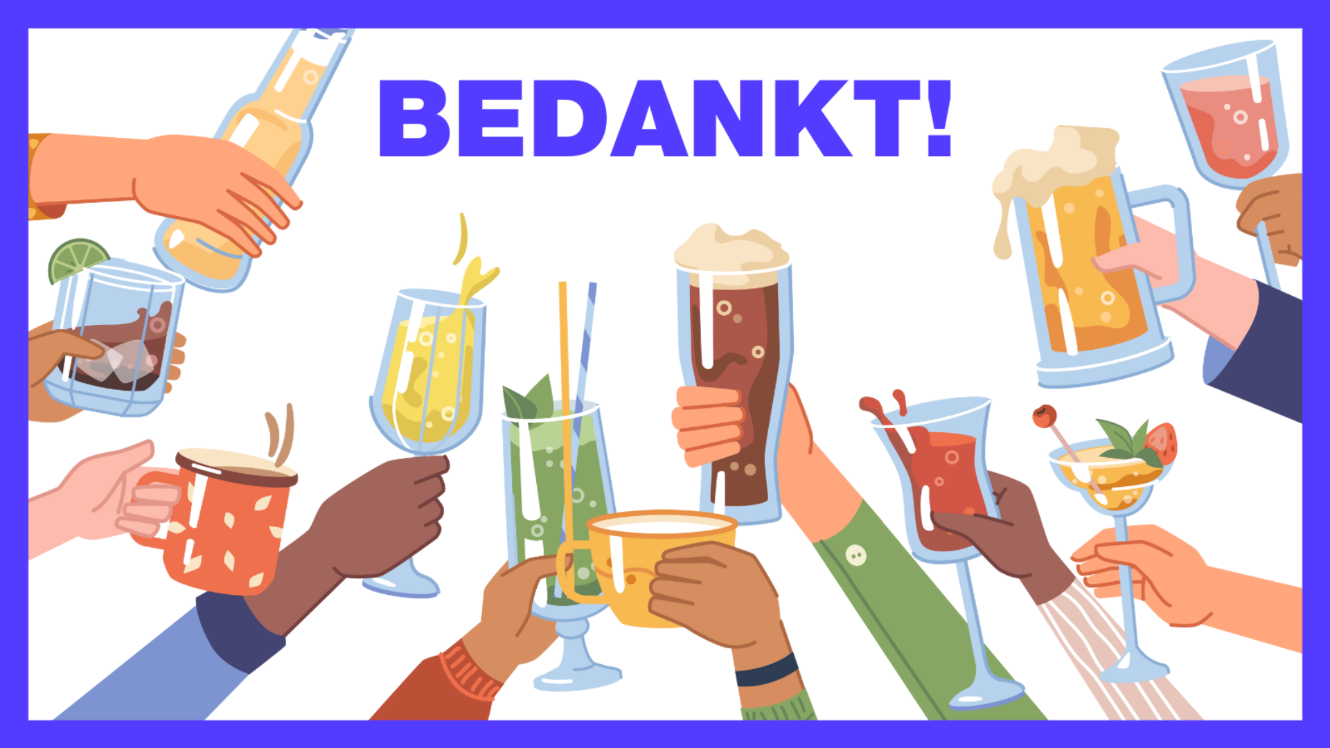 bedankt