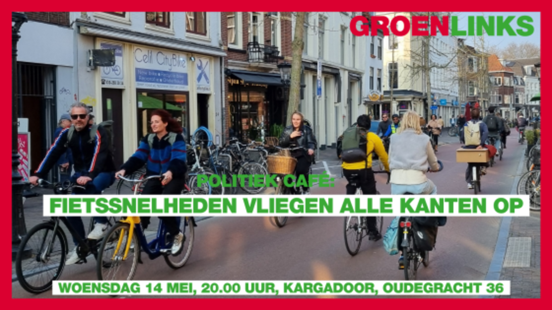 Fietssnelheden vliegen alle kanten op