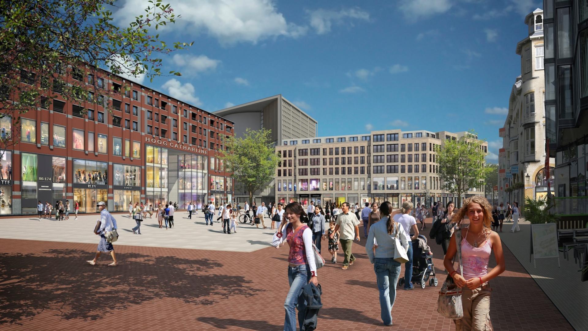 Oorspronkelijke impressie Vredenburg