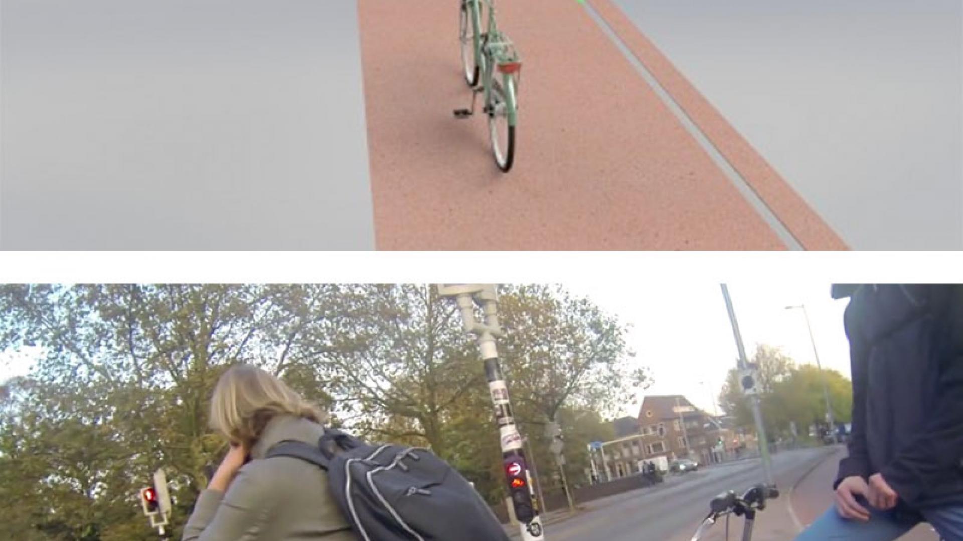 Groene golf voor fietsers